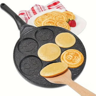 Emoji Design Non-Stick Frying Pan (Black)