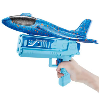 Glider Plane Launcher Toy for Outdoor Adventure (Random Color)