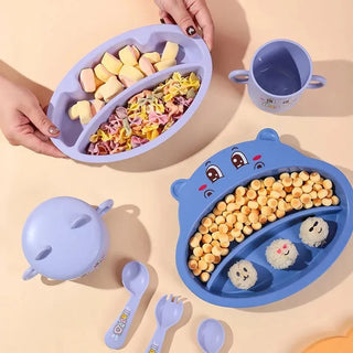 Hippo Design Feeding Set for Kids