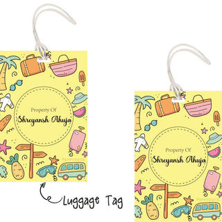 Luggage Tags - Holiday - Pack of 2 Tags - PREPAID ONLY