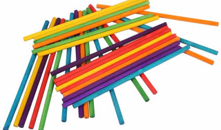 20pc Multicolor Wooden Count Sticks for Kids