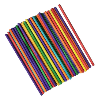 20pc Multicolor Wooden Count Sticks for Kids