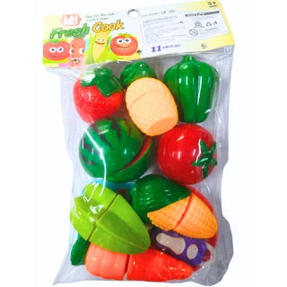 Plastic Fruits 11PCS Mini Toy Set