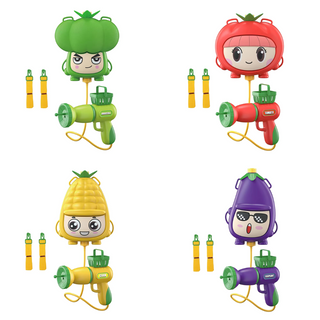 Cute Vegetable Backpack Water Gun