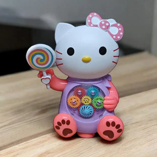 Kitty Gear Toy with Music & Lights for Kids (Random Color)