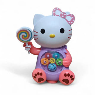 Kitty Gear Toy with Music & Lights for Kids (Random Color)