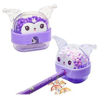 Cute Kuromi Design Pencil Sharpener for Kids (Random Colour)