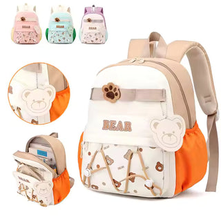 Bear Laces Design Backpack For Kids