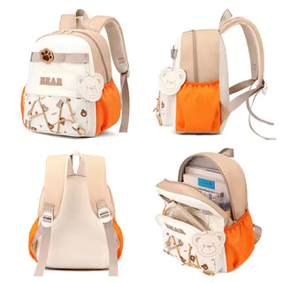 Bear Laces Design Backpack For Kids