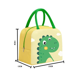 Aluminum foil thick thermal insulation bag for kids (Dinosaur) 1 pc