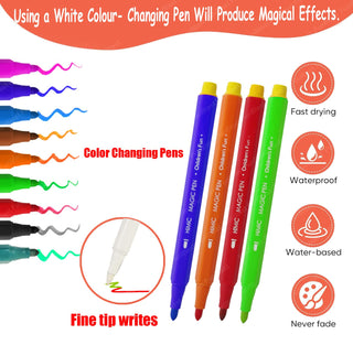 Magic Color Changing Pen - 12 pc set