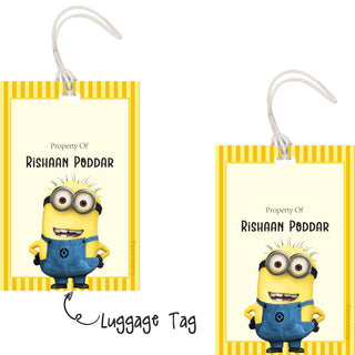 Luggage Tags - Minions - Pack of 2 Tags - PREPAID ONLY