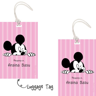 Luggage Tags -Minnie Mouse- Pack of 2 Tags - PREPAID ONLY