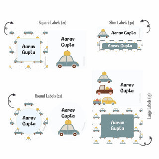 Mixed Labels - Car PREPAID ORDER