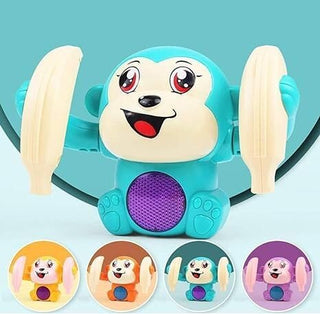 Rolling Monkey Musical Toy for Kids