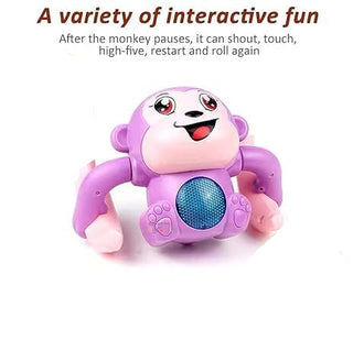 Rolling Monkey Musical Toy for Kids