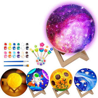 Paint Your Own Moon Lamp Kit  for Art Craft