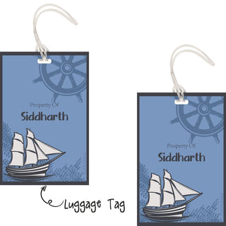 Luggage Tags - Nautical - Pack of 2 Tags - PREPAID ONLY