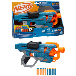 Nerf Elite Commander Gun with 12 Darts