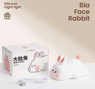 Cute Rabbit Design Silicon Night Lamp