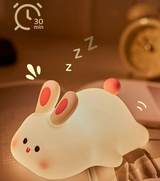 Cute Rabbit Design Silicon Night Lamp