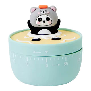 Adorable Panda Design 60-Minute Timer for Multipurpose Use