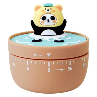 Adorable Panda Design 60-Minute Timer for Multipurpose Use