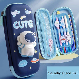 3D Astro Squishy Pencil Pouch for Kids