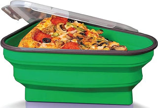 Slice & Store: Pizza Storage Container with 5 Serving Trays