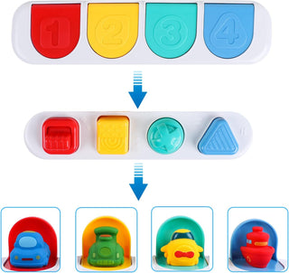 Early Learning Hide and Seek Vehicle Toys for Toddler