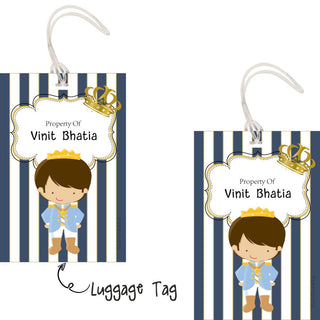 Luggage Tags - Prince - Pack of 2 Tags - PREPAID ONLY