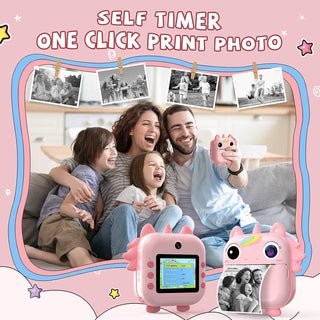 Kid-Friendly Unicorn-Theme Instant Capture and Print Camera