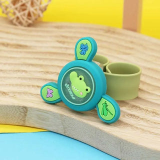 Cute Design Silicone Slap Band with Spinner for Kids (Random Color)