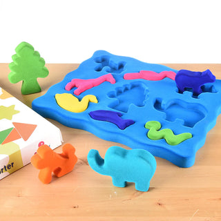 Rubabu 3D Shape Sorter Animal Mix (0 to 10 years)