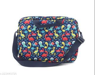 Premium Quality Dino Printed Laptop Bag for 14" Laptops -Blue Dino