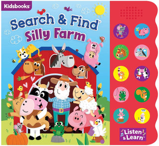 Search & Find Silly Farm Book with 10 Sound