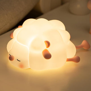 Cute Sheep Design Silicone Night Light