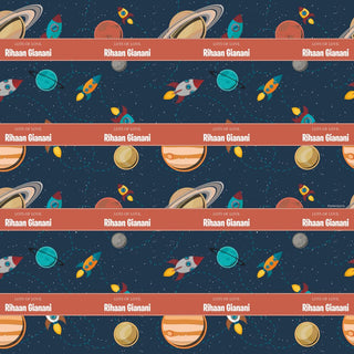 Personalised Wrapping Paper - Space  (10pcs) (PREPAID ONLY)