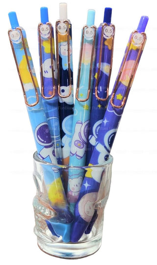 Space-Themed Gel Pens (Pack of 6)