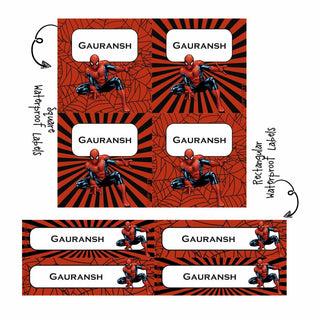 Labels Combo - Spiderman (PREPAID ORDER)