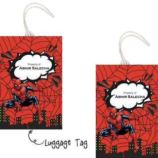 Luggage Tags - Spiderman - Pack of 2 Tags - PREPAID ONLY