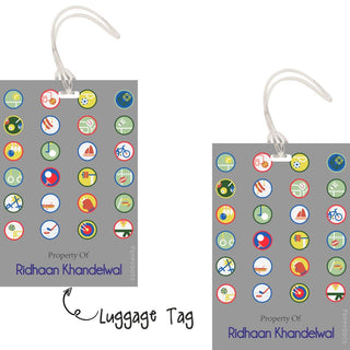 Luggage Tags - Sports - Pack of 2 Tags - PREPAID ONLY