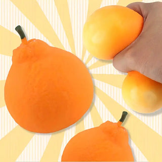 Orange Squishy Toy: Cute and Squeezable Fun for Kids (1pc)