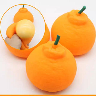 Orange Squishy Toy: Cute and Squeezable Fun for Kids (1pc)