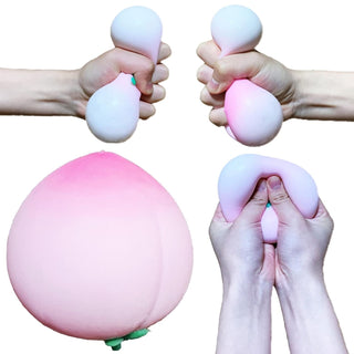 Peach Squishy Toy: Cute and Squeezable Fun for Kids (1pc)