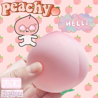 Peach Squishy Toy: Cute and Squeezable Fun for Kids (1pc)