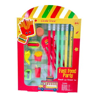 Fast Food-Themed Stationery Set for Kids