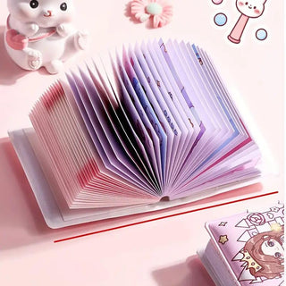 Mini Diary for Kids with Writable Paper and Decorative Stickers