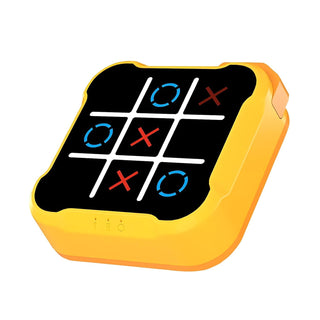 4-in-1 Electronic Tic Tac Toe & Memory Game – Portable Handheld Puzzle Console