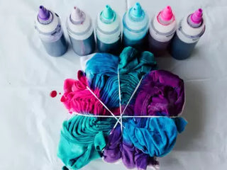 Diy Tie Dye T Shirt with 3 Color Bottle